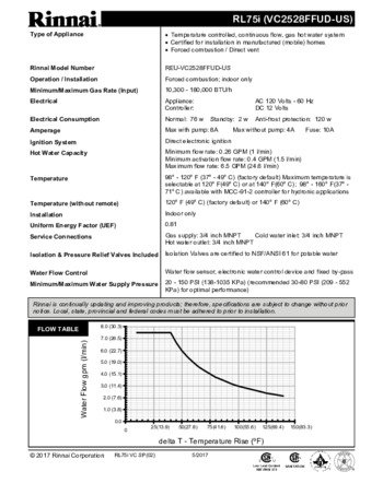 RL75IN Tankless Water Heater | Rinnai America